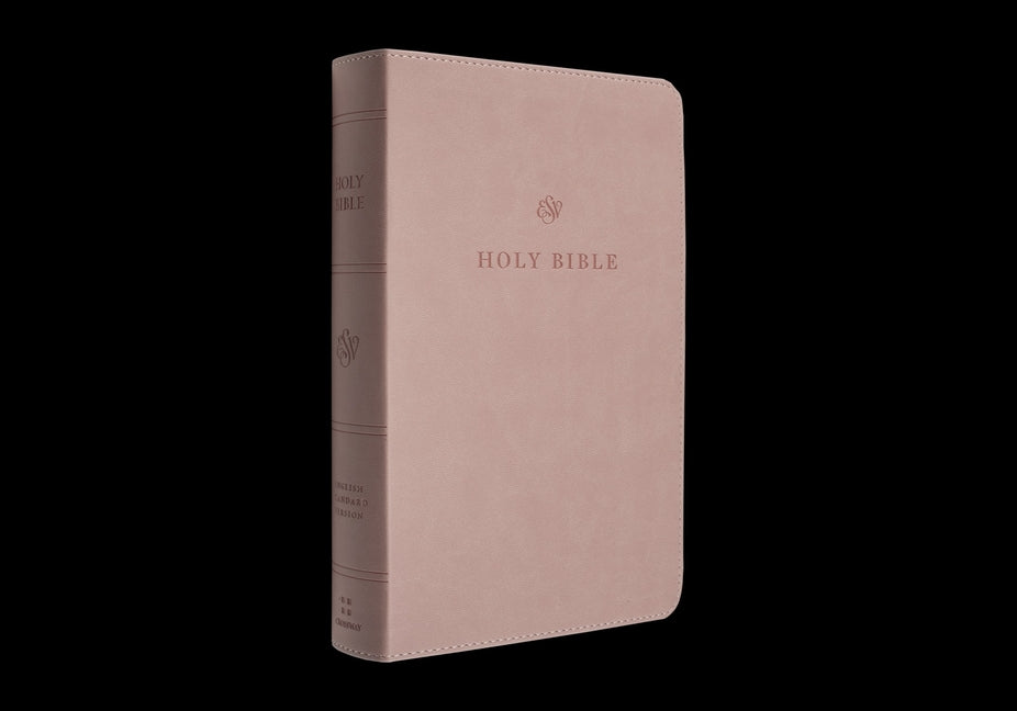 ESV Large Print Personal Size Bible, Red Letter (Trutone, Blush Rose) - Ingram