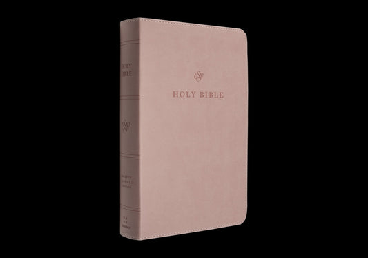 ESV Large Print Personal Size Bible, Red Letter (Trutone, Blush Rose) - Ingram
