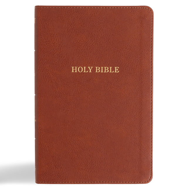 KJV Thinline Bible, Burnt Sienna Leathertouch - Ingram