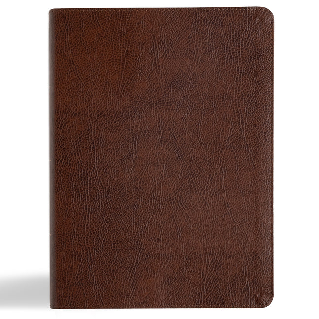 KJV Study Bible, Large Print Edition, Brown Bonded Leather - Ingram