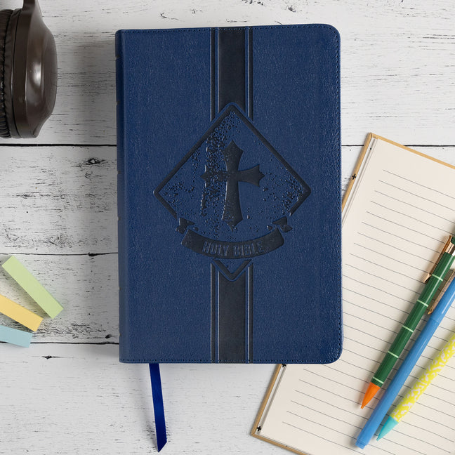 KJV Kids Bible, Royal Blue Leathertouch - Ingram