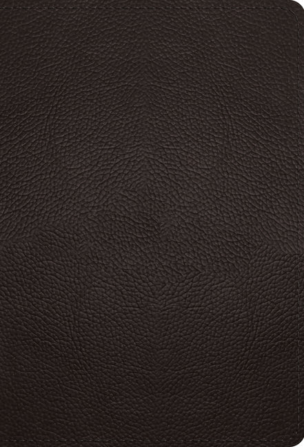 ESV Large Print Compact Bible (Buffalo Leather, Deep Brown) - Ingram