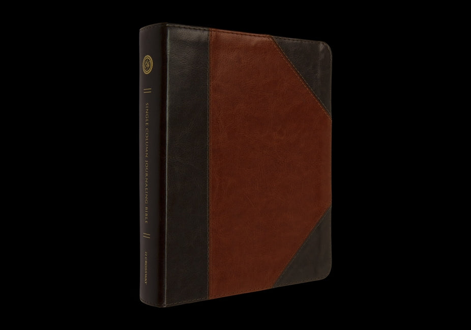 ESV Single Column Journaling Bible (Trutone, Brown/Cordovan, Portfolio Design) - Ingram