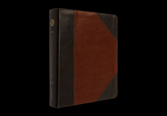 ESV Single Column Journaling Bible (Trutone, Brown/Cordovan, Portfolio Design) - Ingram