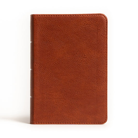 NASB Large Print Compact Reference Bible, Burnt Sienna Leathertouch - Ingram