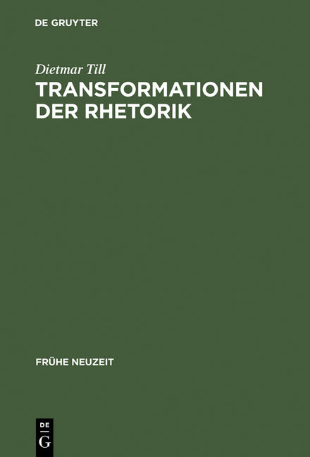 Transformationen der Rhetorik (Reprint 2012) - Ingram