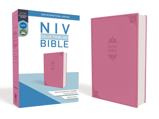 NIV, Value Thinline Bible, Imitation Leather, Pink (Special) - Ingram