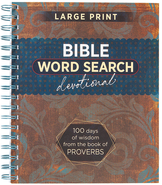 Bible Word Search Devotional: 100 Days of Wisdom from the Book of Proverbs - Ingram