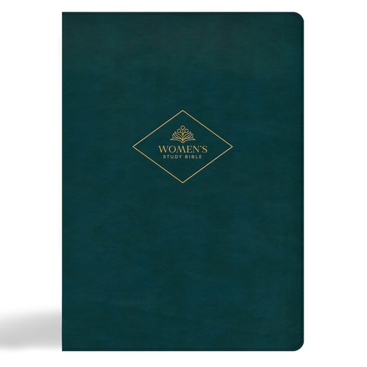 CSB Women's Study Bible, Peacock Leathertouch - Ingram