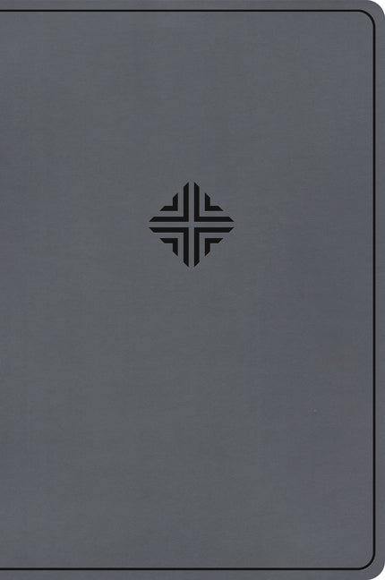 CSB Large Print Thinline Bible, Value Edition, Charcoal Leathertouch - Ingram