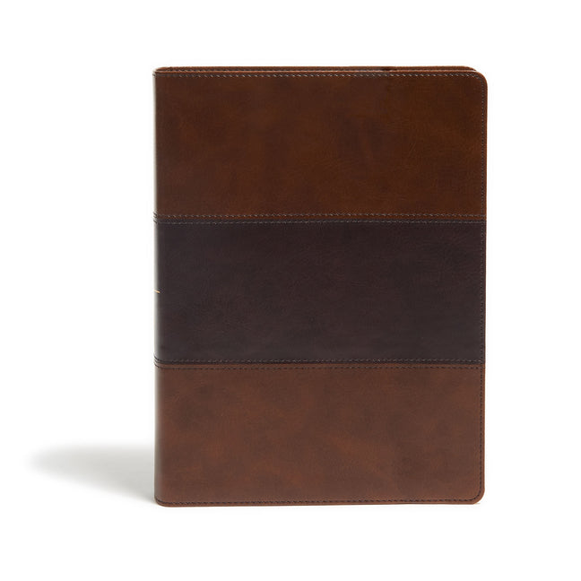 KJV Study Bible, Full-Color, Saddle Brown Leathertouch - Ingram
