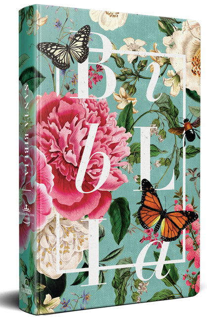 Biblia Rvr 1960 Letra Grande Tamaño Manual, Tapa Dura Jardin de Flores / Spanish Bible Rvr 1960 Handy Size Large Print Hardcover Garden of Flowers - Ingram