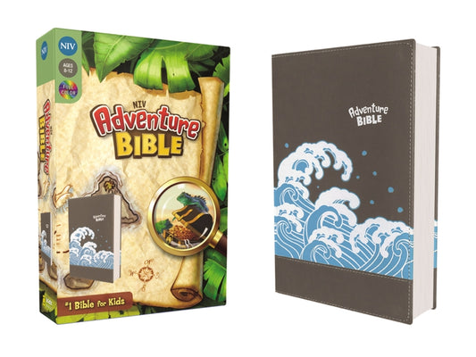 Niv, Adventure Bible, Leathersoft, Gray, Full Color Interior - Ingram