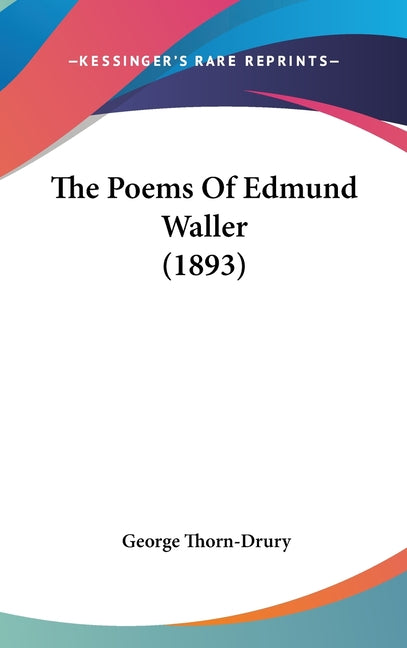 Poems Of Edmund Waller (1893) - Ingram