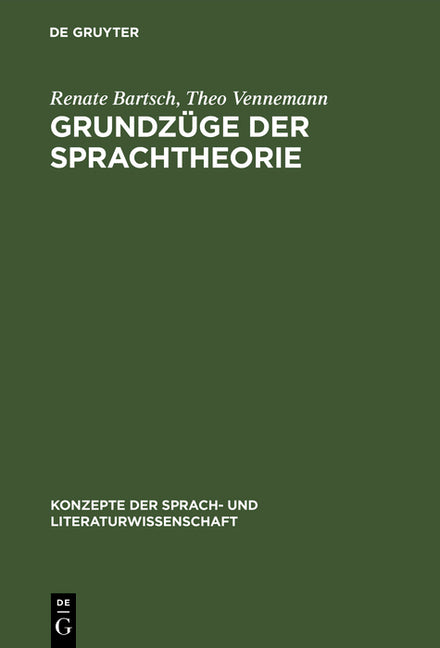 Grundzüge der Sprachtheorie (Reprint 2016) - Ingram