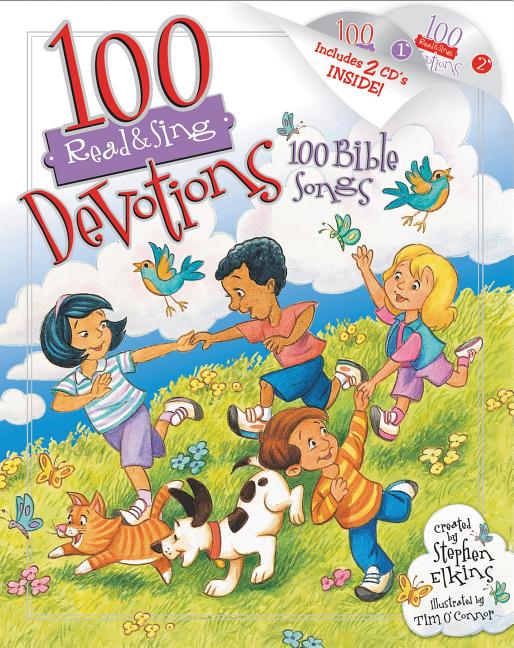 100 Read & Sing Devotions, 100 Bible Songs [With 2 CDs] - Ingram