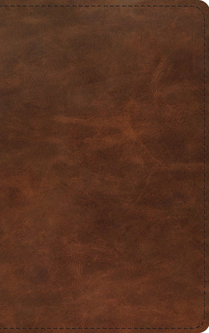 ESV Thinline Bible, Red Letter (Full Grain Leather, Deep Brown) - Ingram