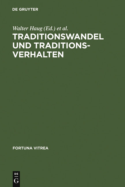 Traditionswandel und Traditionsverhalten (Reprint 2010) - Ingram