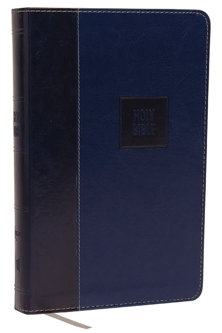 NKJV, Deluxe Gift Bible, Imitation Leather, Blue, Red Letter Edition - Ingram