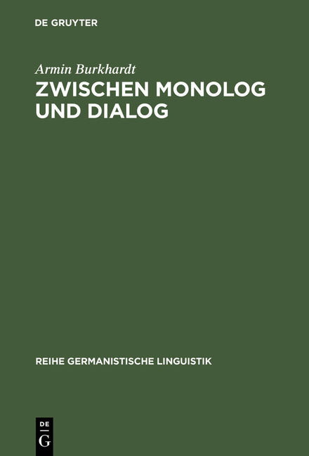 Zwischen Monolog und Dialog (Reprint 2013) - Ingram