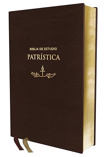 Rvr, Biblia de Estudio Patristica, Leathersoft, Marron, Interior a DOS Colores, Palabras de Jesus En Rojo, Comfort Print: La Sabiduria del Cristianism