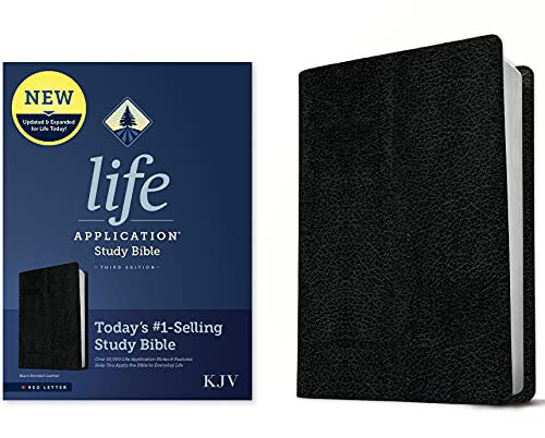 KJV Life Application Study Bible, Third Edition (Bonded Leather, Black, Red Letter)