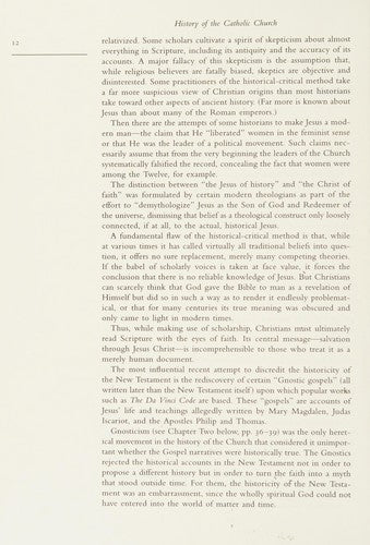 Cover of History of the Catholic Church: From the Apostolic Age to the Third Millennium