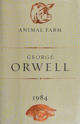 Cover of Animal Farm and 1984