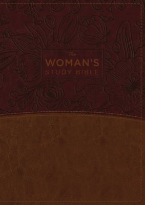 The NKJV, Woman's Study Bible, Fully Revised, Imitation Leather, Brown/Burgundy, Full-Color: Receiving God's Truth for Balance, Hope, and Transformation