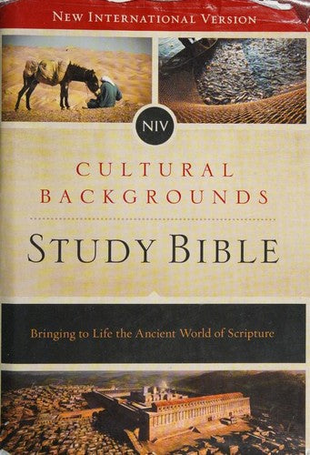 Cover of Cultural Backgrounds Study Bible-NIV: Bringing to Life the Ancient World of Scripture