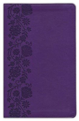 Cover of Nkjv, Reference Bible, Personal Size Large Print, Leathersoft, Purple, Red Letter Edition, Comfort Print: Holy Bible, New King James Version