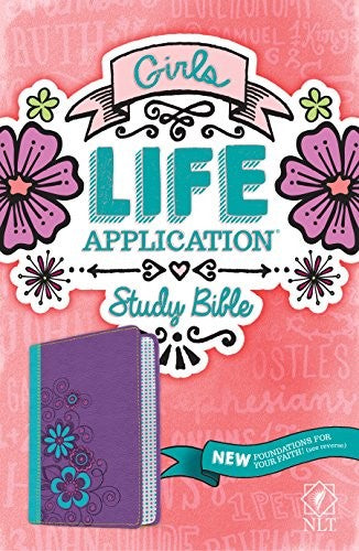 Cover of Girls Life Application Study Bible-NLT