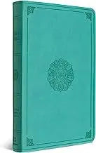 ESV Large Print Value Thinline Bible (Trutone, Turquoise, Emblem Design)
