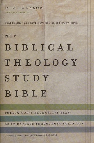 Cover of NIV, Biblical Theology Study Bible, Hardcover, Comfort Print: Follow God's Redemptive Plan as It Unfolds Throughout Scripture