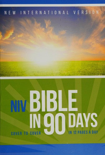 Bible in 90 Days-NIV: Cover to Cover in 12 Pages a Day
