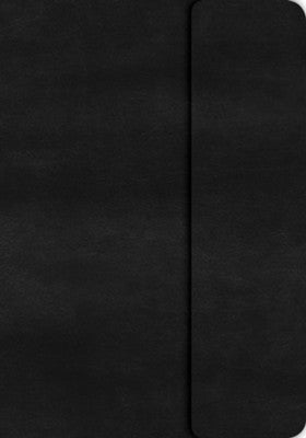 KJV Large Print Compact Reference Bible, Black Leathertouch with Magnetic Flap