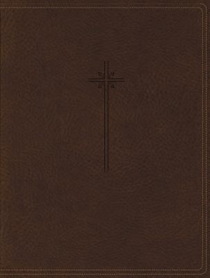 Cover of NIV, Journal the Word Bible, Imitation Leather, Brown, Red Letter Edition, Comfort Print: Reflect, Take Notes, or Create Art Next to Your Favorite Ver